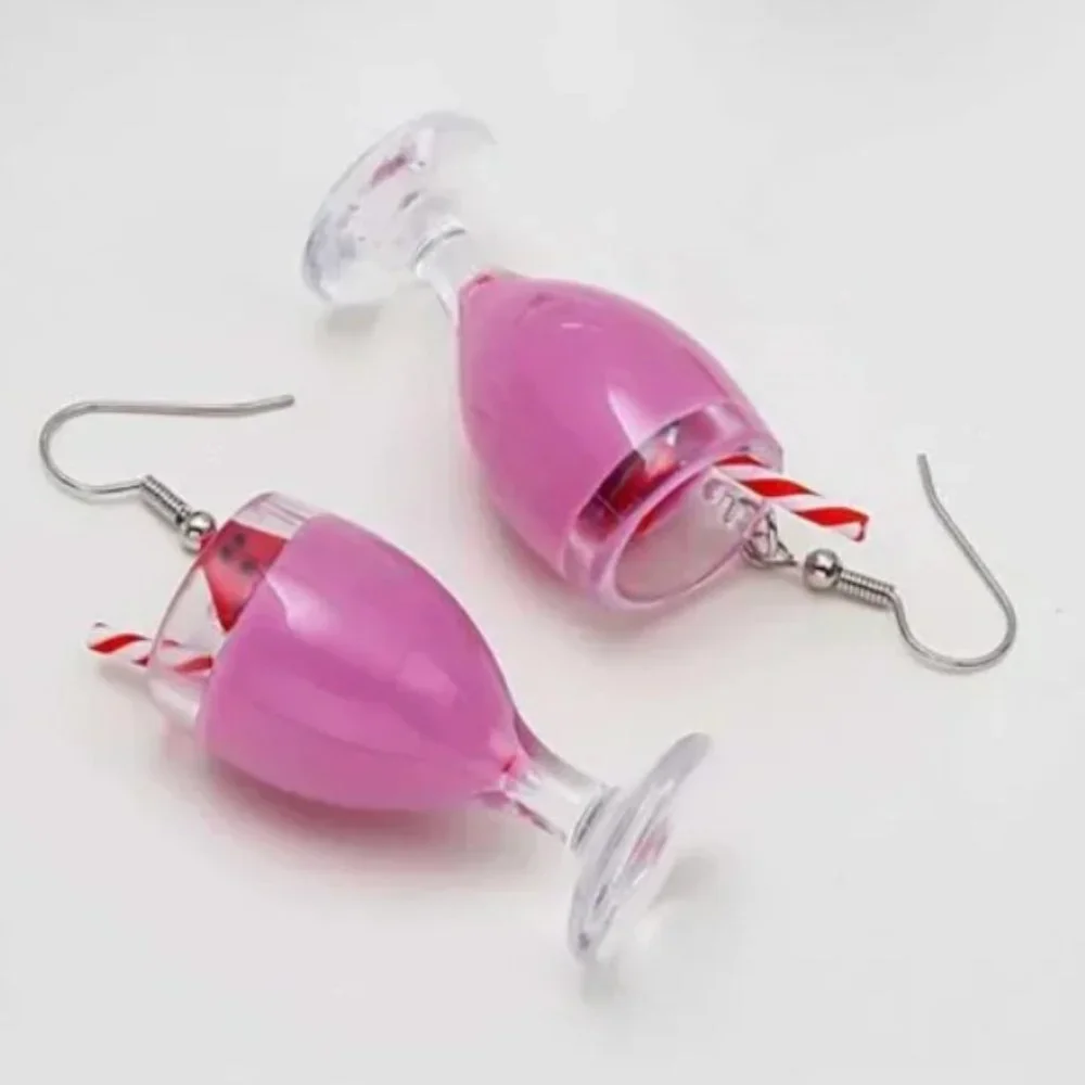 ❤️🌻FREE Drink Watermelon Fruit Melon Boho Peasant Hipster Hippie Art Earrings